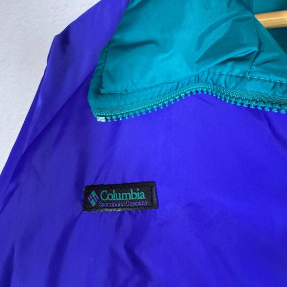 Vintage 1990s Columbia Mens’s Sportswear Reversible Puffer Jacket Retro XL - Picture 8 of 14